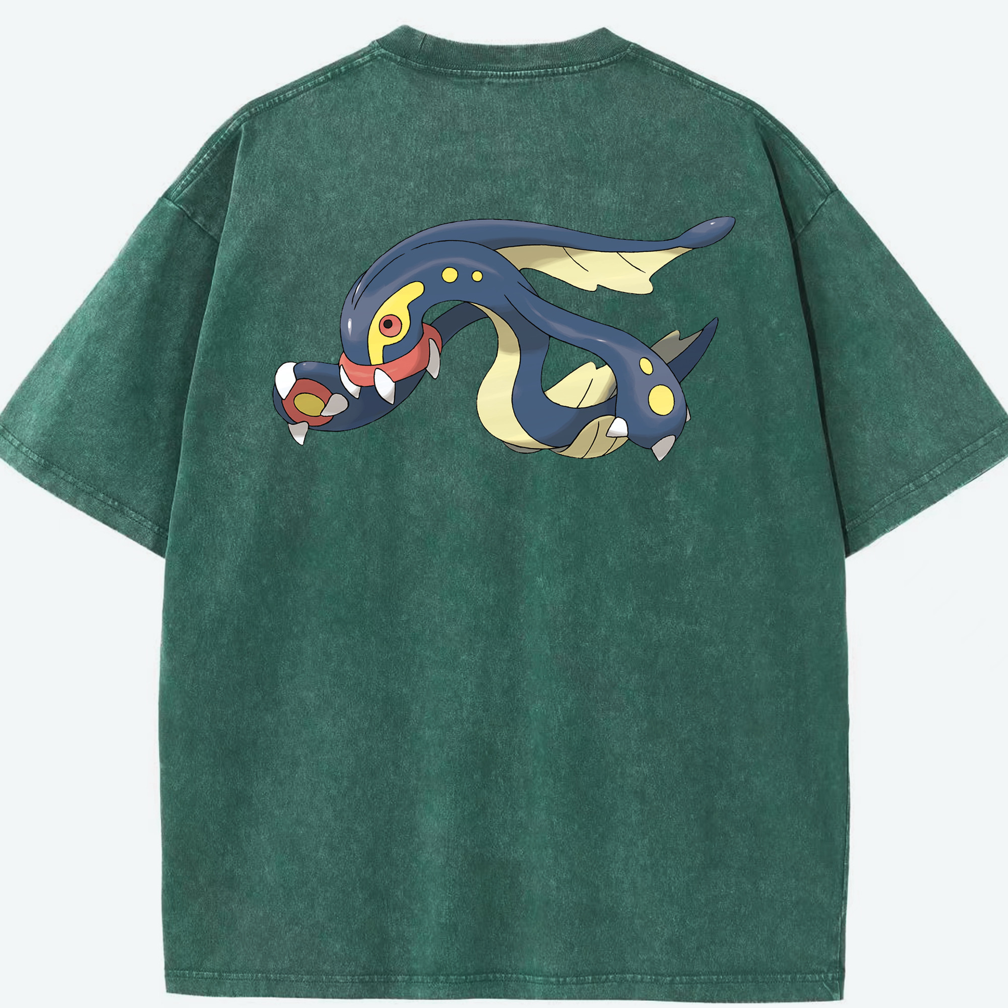 （画像用） ポケットモンスター Pokémon 綿100% ヴィンテージ風 半袖Tシャツ（背面プリント）